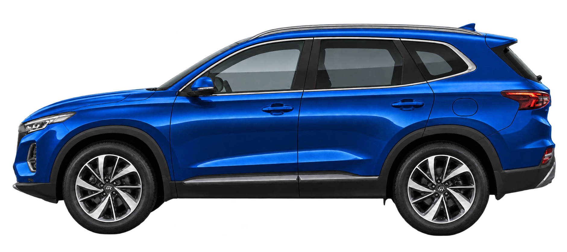 Illustrative suv studio cutout